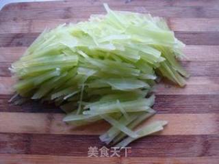 Sour Ginger Mixed with Green Bamboo Shoots recipe