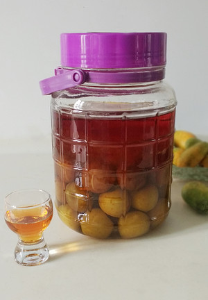 [green Plum Wine] Intoxicating Time of Plums (filled in Pit) recipe