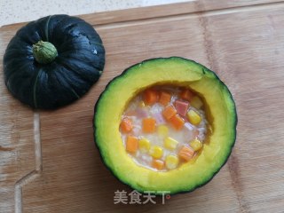 Beibei Pumpkin Rice Cup recipe