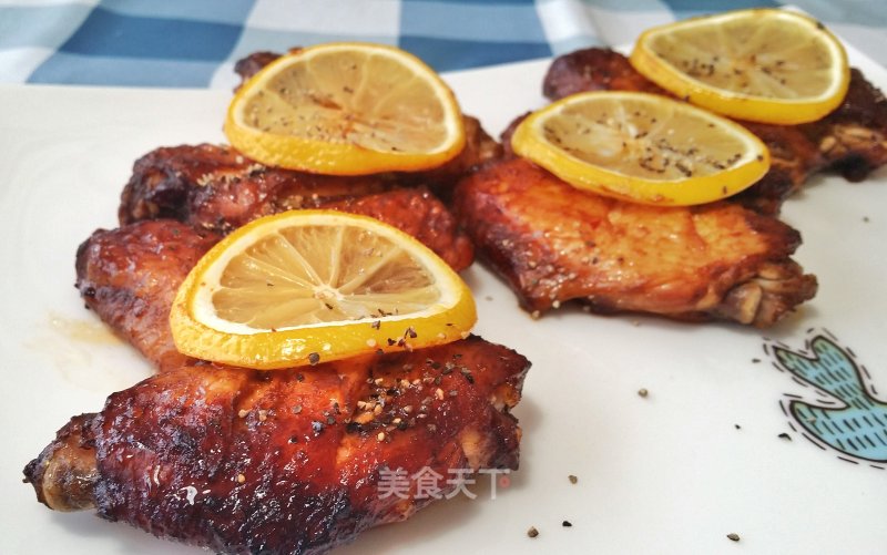 #aca烤明星大赛# Lemon Roasted Chicken Wings recipe