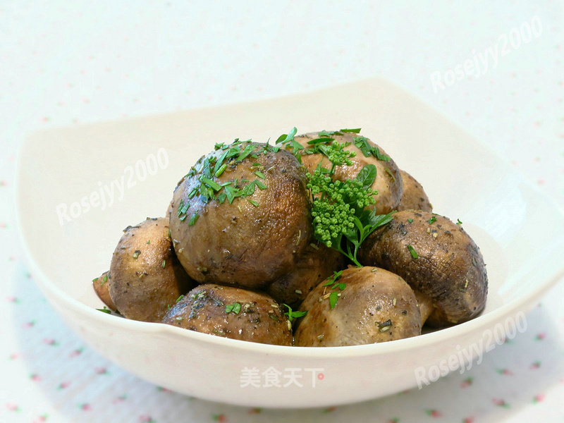 Roasted Mushrooms with Herbs recipe
