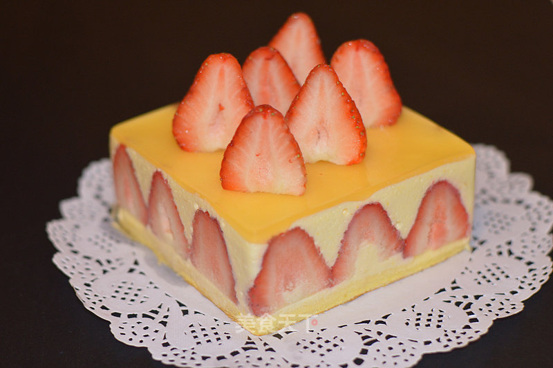 Strawberry Yogurt Mango Mousse recipe