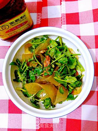 Coriander with Vermicelli recipe