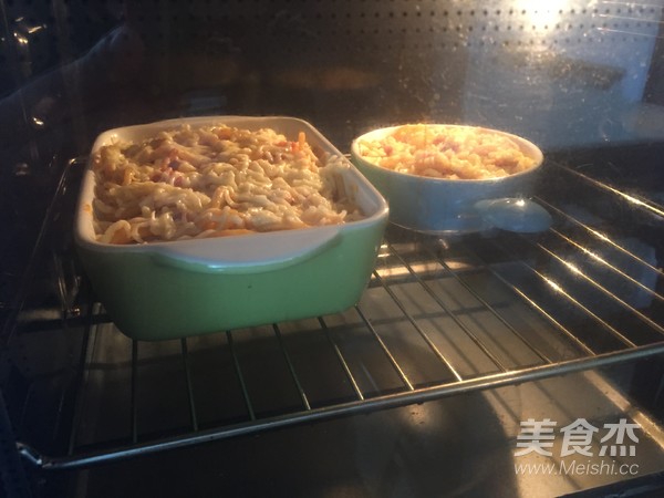 Baked Pasta with Bacon and Cheese recipe