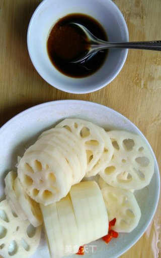Sweet and Sour Lotus Root Slices recipe