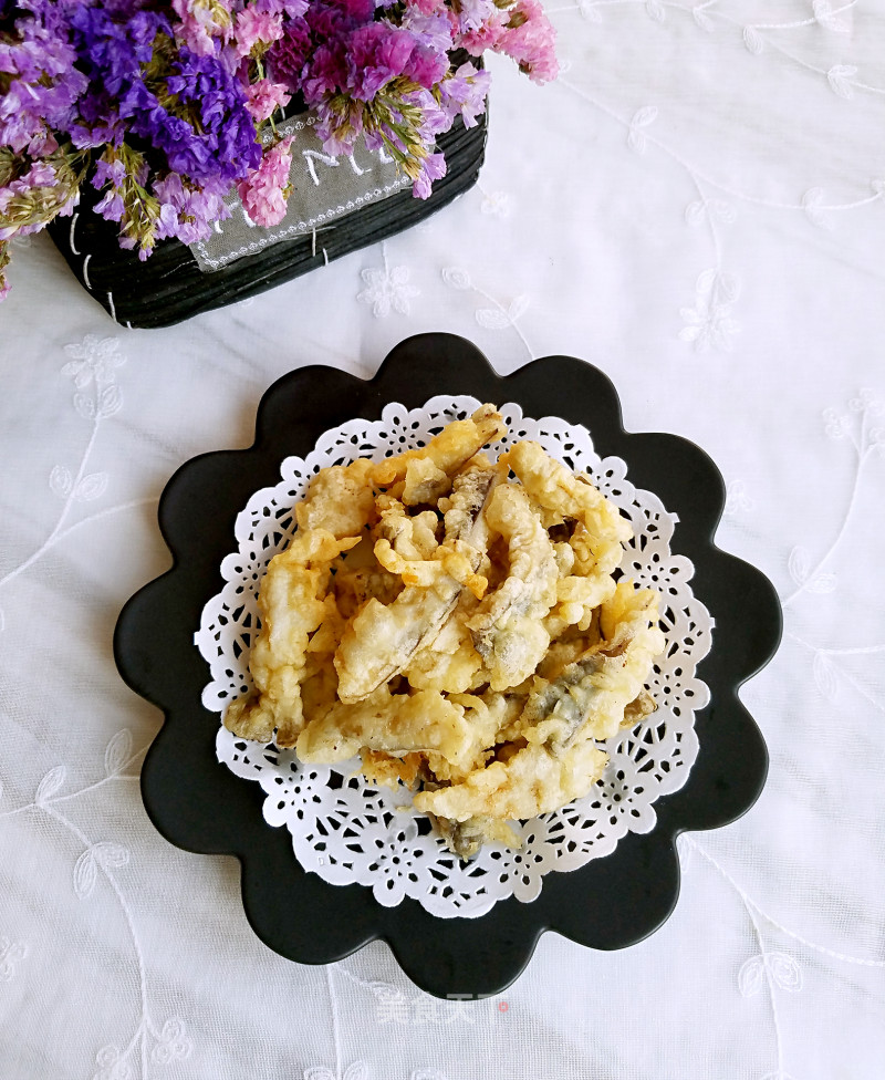 Crispy Fried Fresh Mushrooms (beer Batter Version) recipe