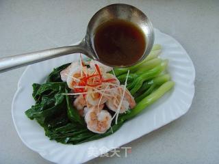 Boiled Kale Shrimp recipe