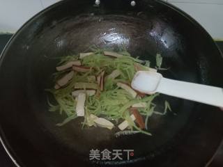Lettuce Fried Dried Tofu recipe