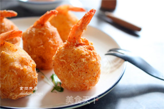 Anchovy Prawn Balls (how to Make Deep-fried Food Crispy Taste) recipe