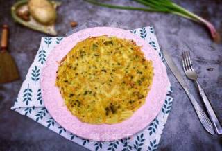 #做饼#thousands of Threads of Egg Potato Cake recipe