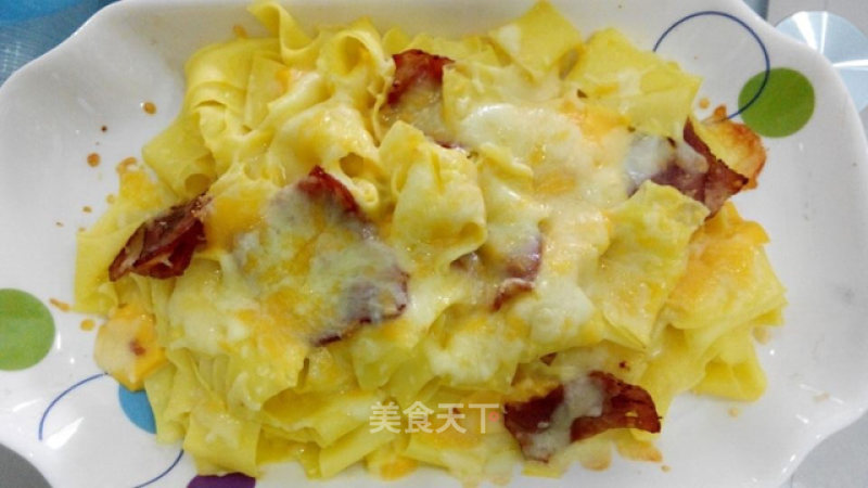 Baked Pasta with Mixed Cheese recipe