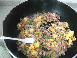 Fried Rice with Red Japonica Rice recipe