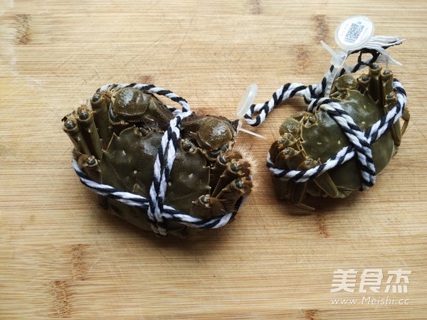 Steamed Hairy Crabs recipe