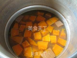 White Kidney Bean Pumpkin Soup recipe