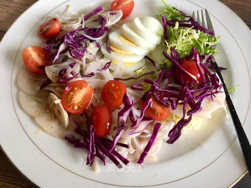 Lotus Root and Egg Light Salad