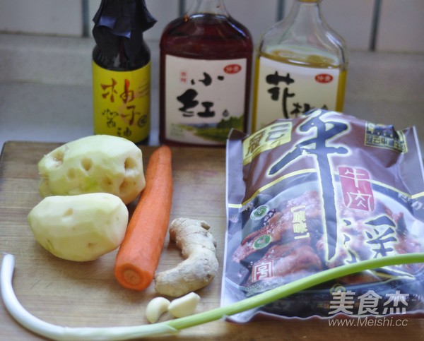 Roast Beef with Yuzu Flavor Potatoes recipe