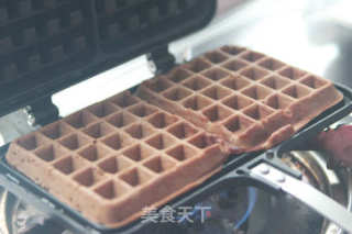 [tomato Recipe] Cocoa Waffles-a Delicious Mix of Food, Instead of Breakfast recipe