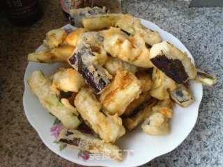 Eggplant Strips with Sauce recipe