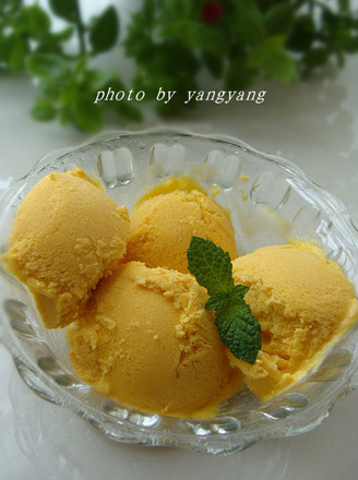 Homemade Mango Ice Cream recipe