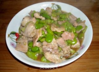 Broad Bean Pork Slices recipe