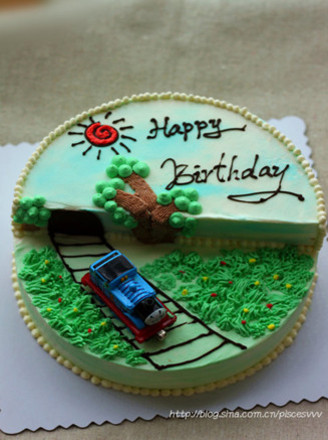 Thomas Scene Cake