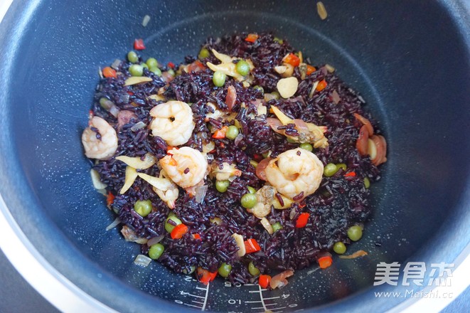 Purple Rice Seafood Rice recipe