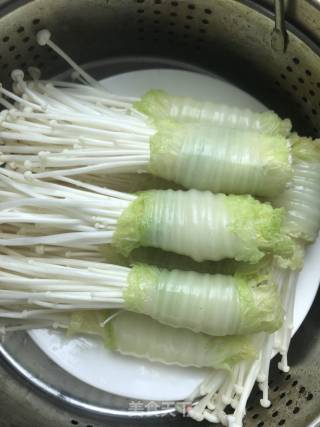 Steamed Enoki Mushroom recipe