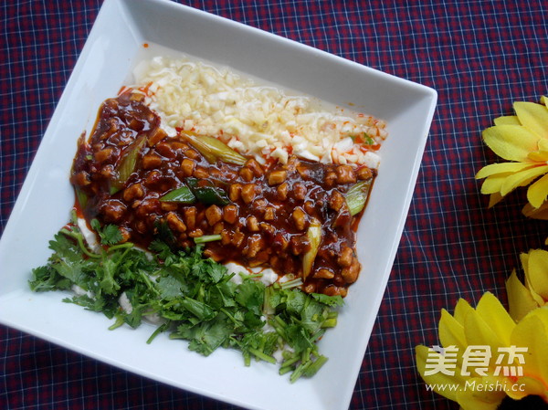 Flavored Minced Pork Tofu recipe