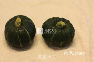 #aca烤明星大赛# Pumpkin and Shrimp Baked Rice recipe