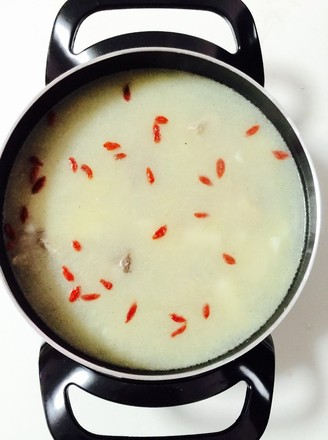 Yam Pork Ribs Soup Pot