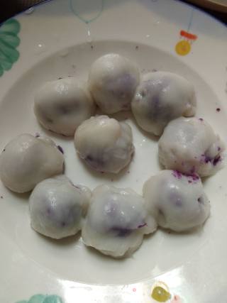 Purple Sweet Potato Glutinous Rice Cake recipe
