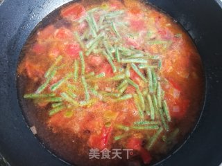 Tomato Bean Noodle Soup recipe