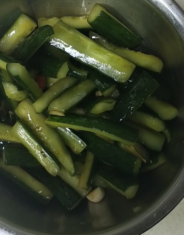 Cucumber in Vinegar recipe