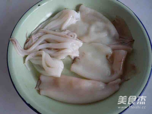 Squid with Sauce recipe