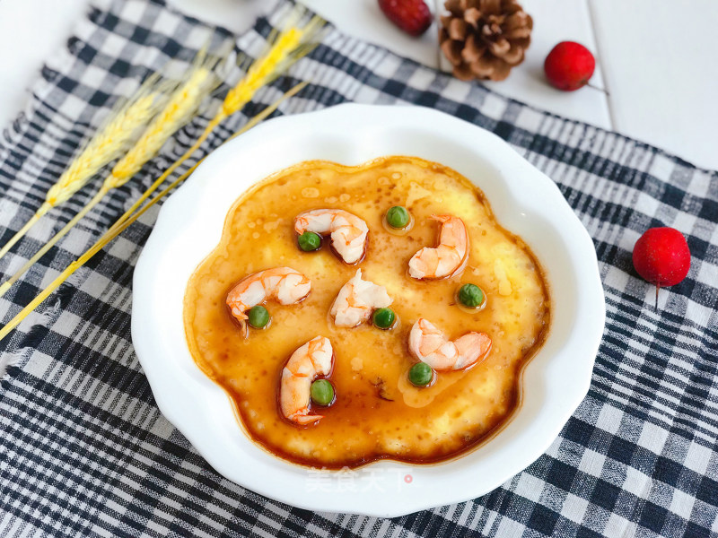 Shrimp Steamed Egg Tenderer Than Pudding recipe