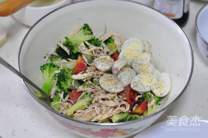 Shredded Chicken with Vegetables recipe