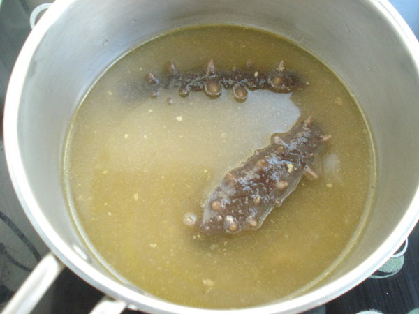 Sea Cucumber Chicken Soup recipe