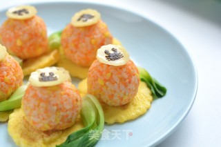 Baby's Favorite Carrot Rice Ball recipe