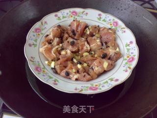 Steamed Pork Ribs with Drum Sauce and Pork Liver recipe