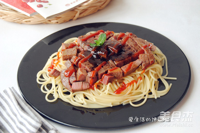 Steak Spaghetti recipe