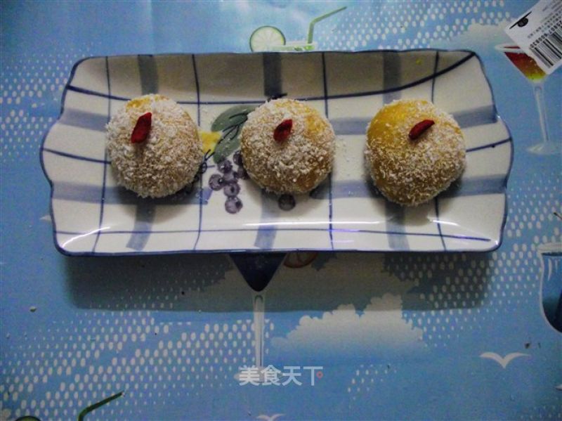 Sweet Pumpkin Glutinous Rice Cake