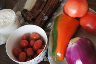#四session Baking Contest and is Love to Eat Festival#five-flower Bacon Pizza recipe