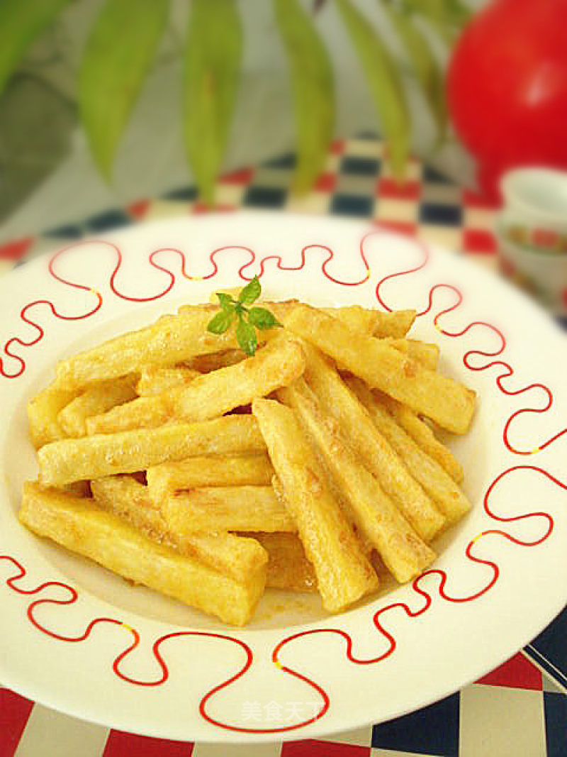 Golden Yam Strips recipe