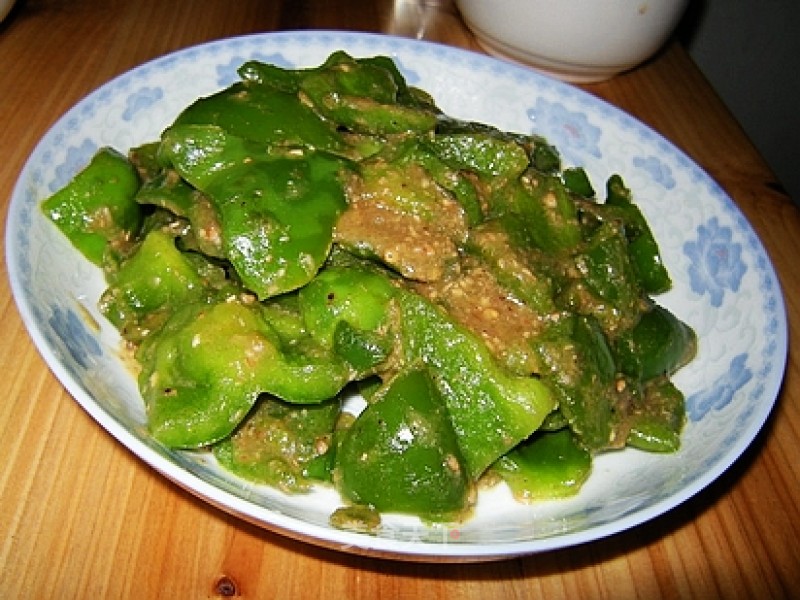 Mushroom Fragrant Green Pepper recipe