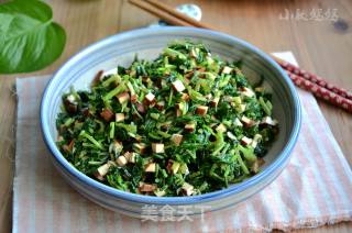 Malantou Shrimp Skin Mixed with Fragrant Dried recipe