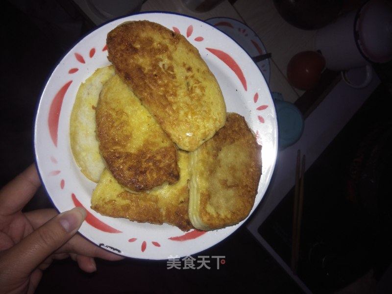 Pan-fried Steamed Bread Slices recipe