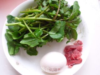 Fancy Rice-steamed Rice with Watercress and Egg recipe