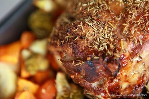 Roast Leg of Lamb with Cumin Garlic recipe