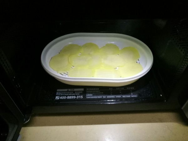 Microwave Potato Chips recipe