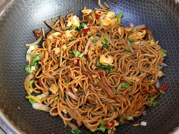Homemade Beef Fried Noodles recipe